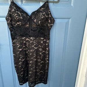 B. Darlin black lace dress size 13/14